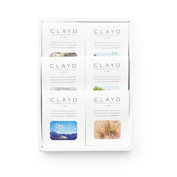 CLAYD（クレイド）ONE TIME GIFT ワンタイムギフト 30g×6袋 (ギフトBOX